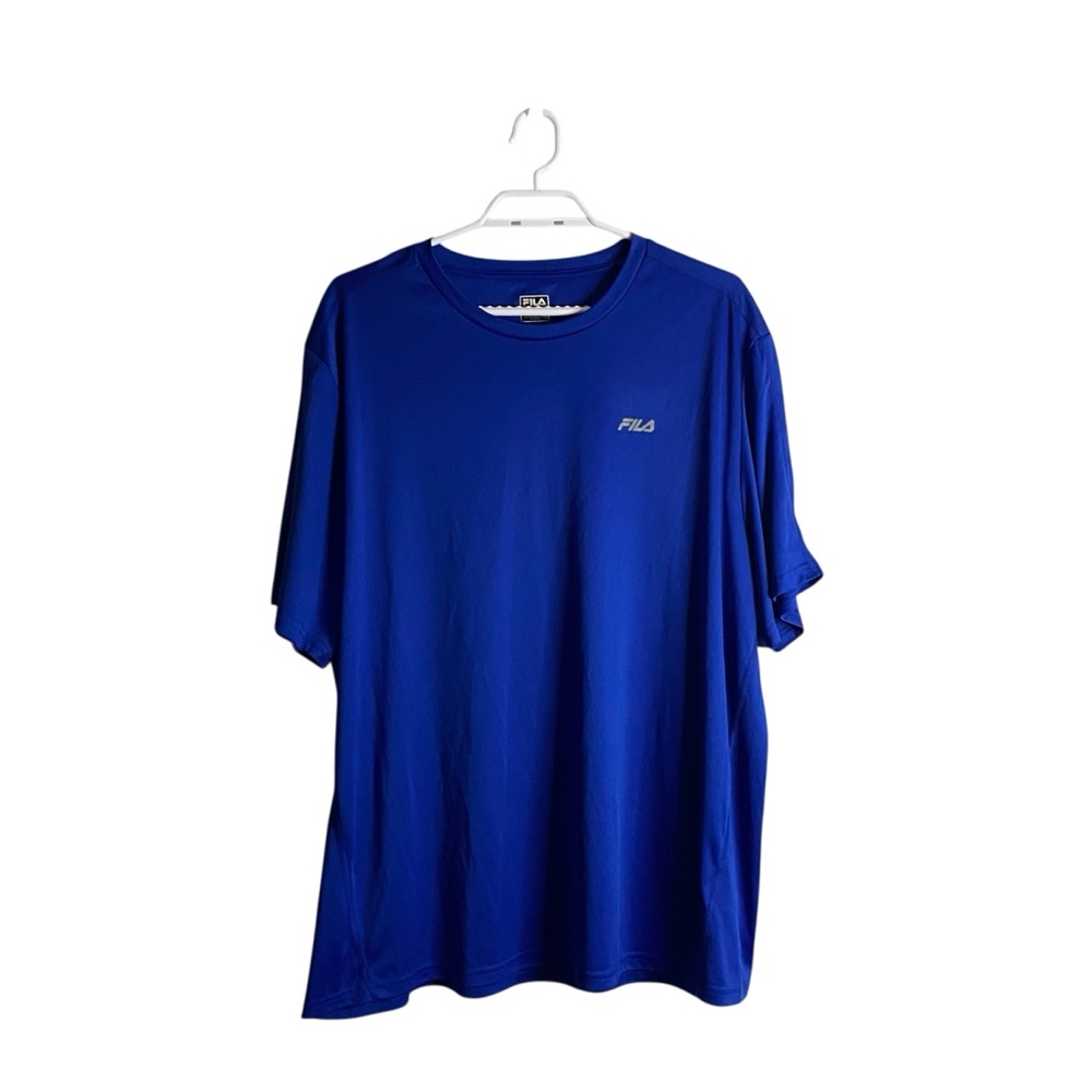 Fila Men's Vibrant Blue Athletic Short Sleeve Tee